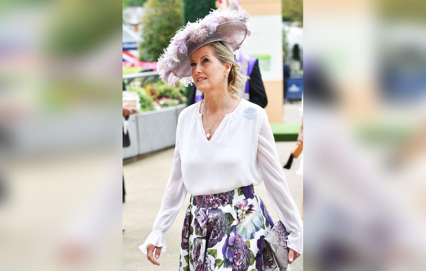 the earl and countess of wessex royal ascot second day arrivals