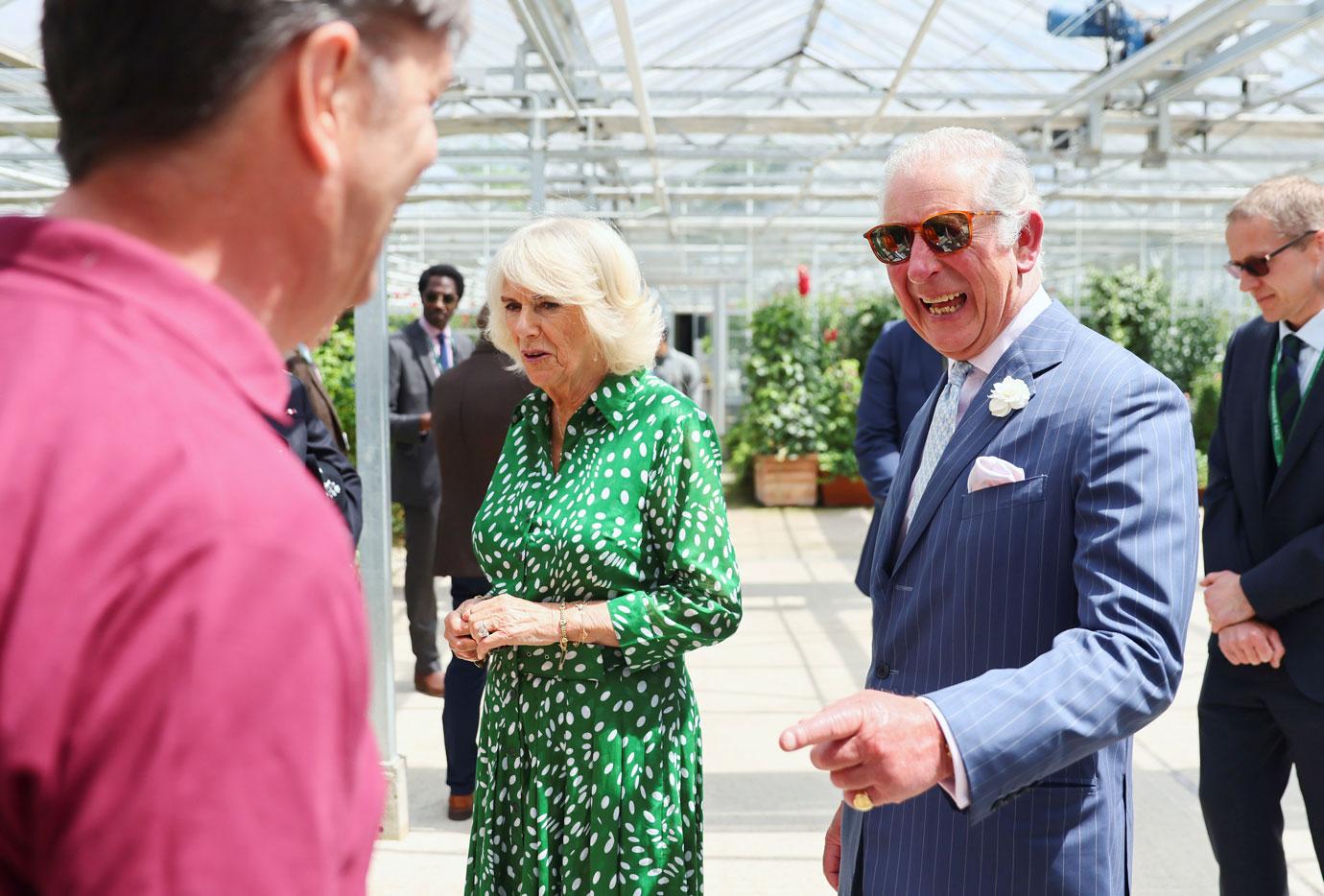 prince charles and duchess camilla visit royal parks in london