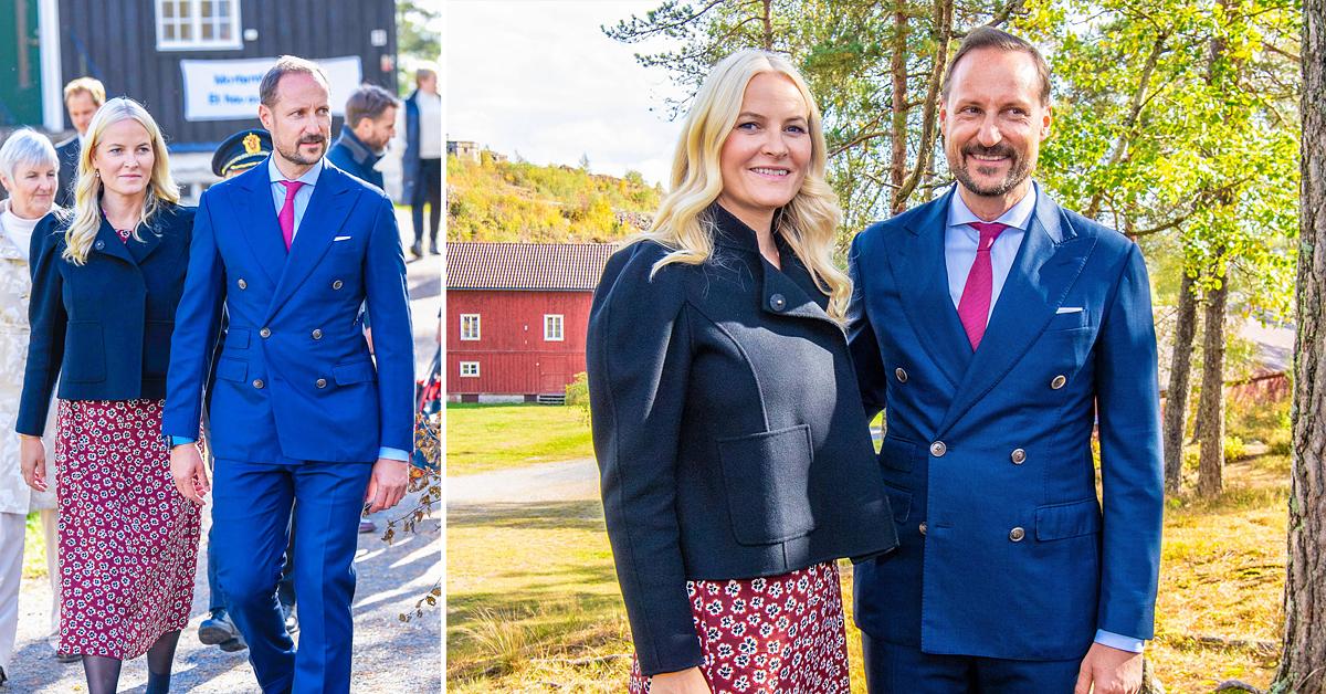 Crown Prince Haakon And Crown Princess Mette Marit Visit Viken Region Pics 