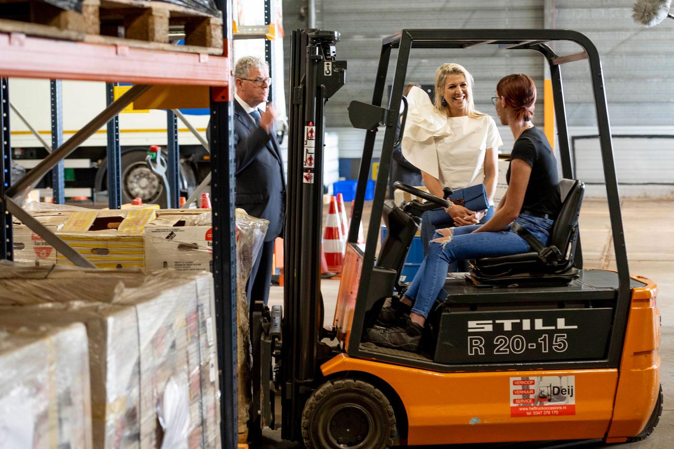 queen maxima of netherlands during working visit