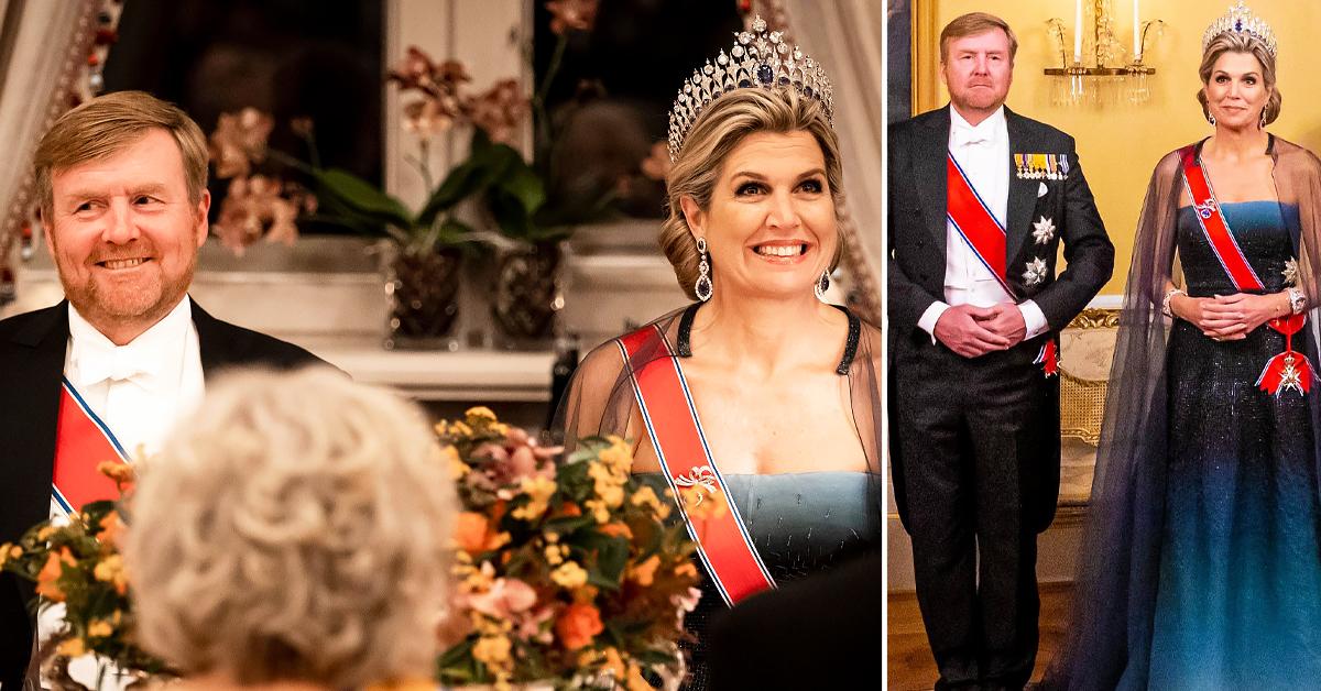 dutch royals queen maxima norway state visit banquet tro