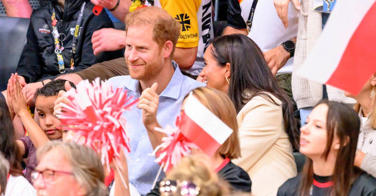 prince harry and meghan markle at the  invictus games