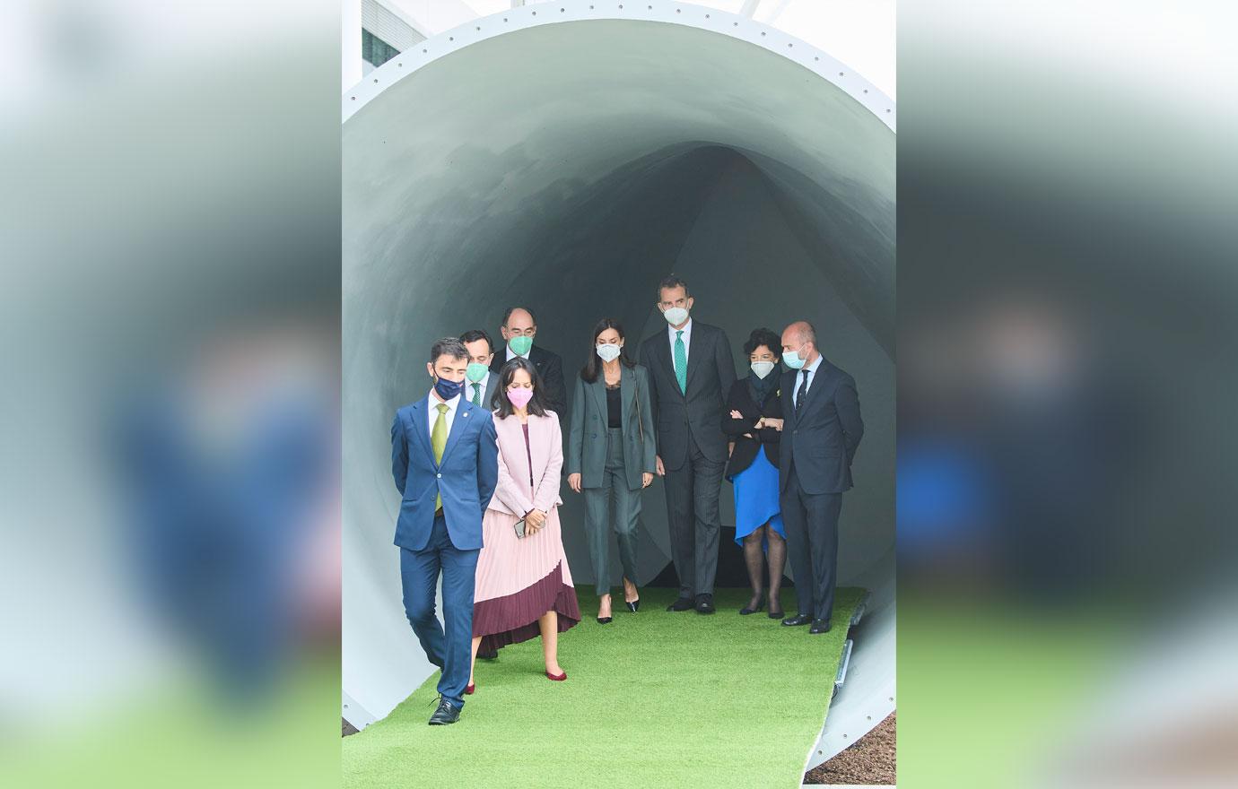 king felipe and queen letizia of spain attend opening of training center