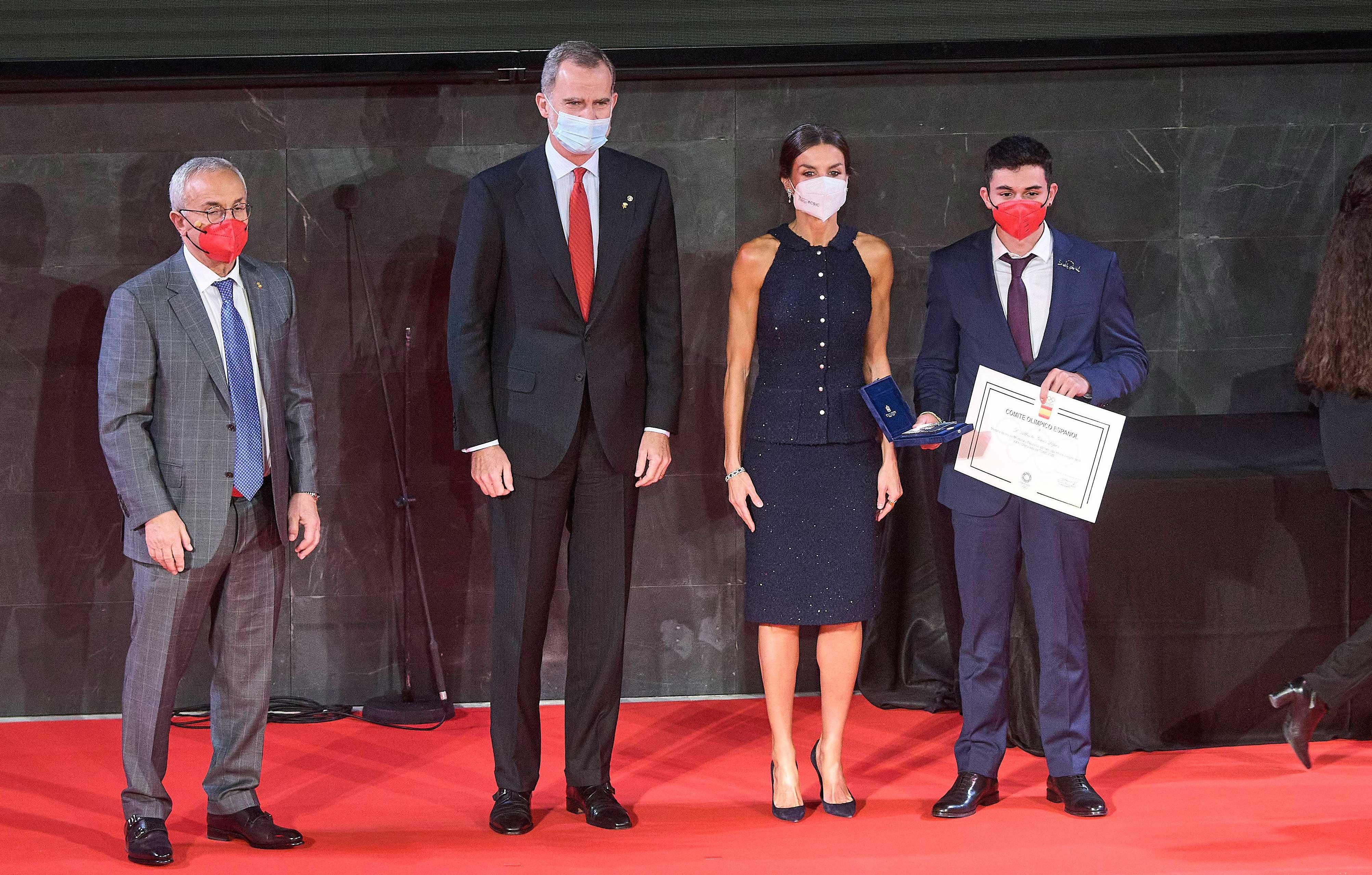 queen letizia and king felipe vi attend annual gala spanish olympic committee