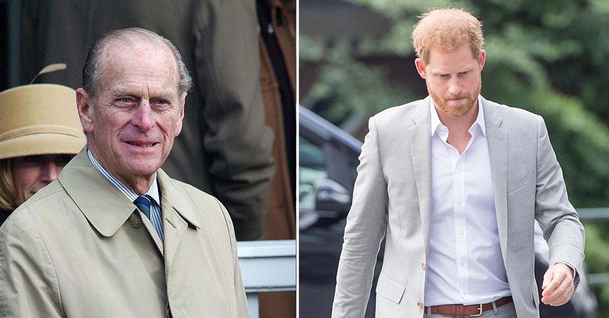 prince philip thought extremely fondly prince harry close relationship