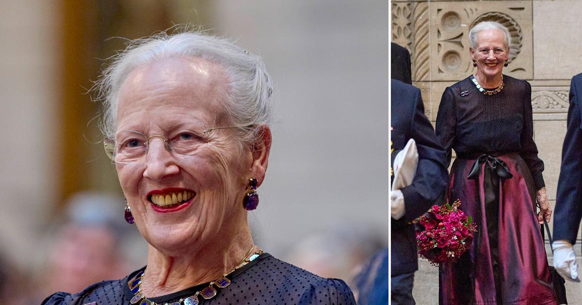 queen margrethe of denmark arrival to town hall copenhagen