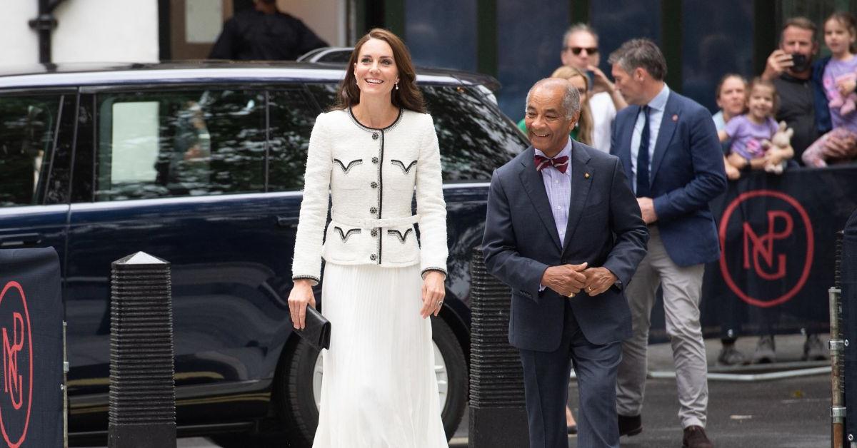 Kate Middleton Wows in White At National Portrait Gallery Reopening