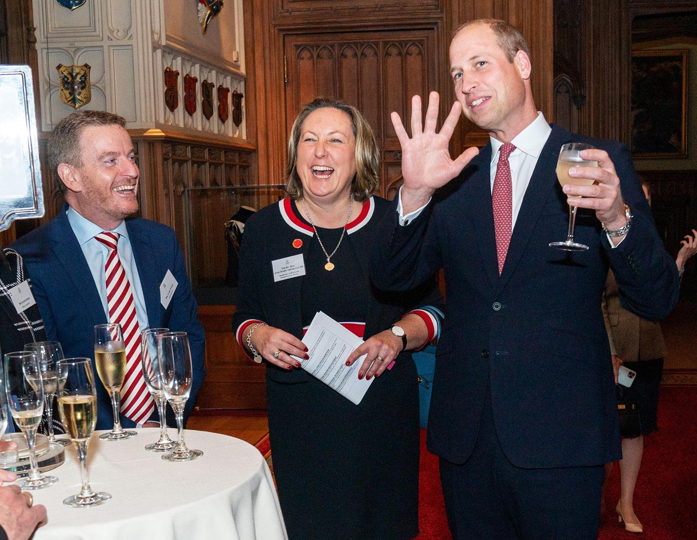 the queen prince william royal family host a reception for bill gates international business and investment leaders