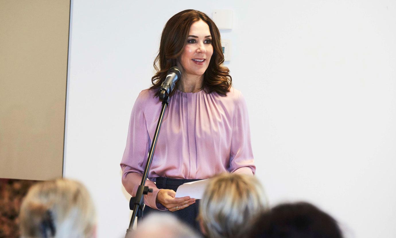 crown princess mary attends an event marking the th anniversary of the psychiatry foundation