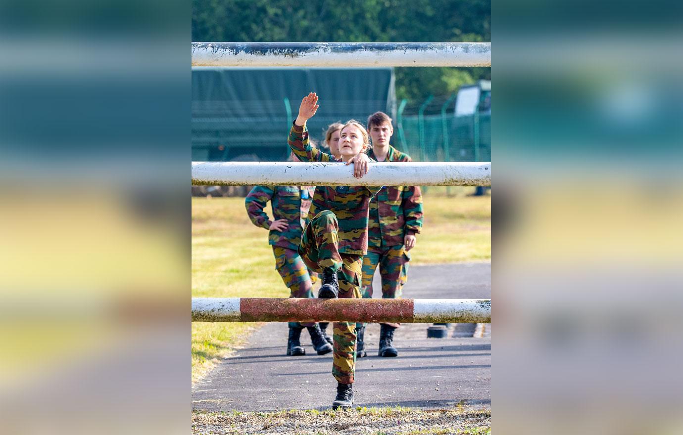 princess elisabeth of belgium in tactical training