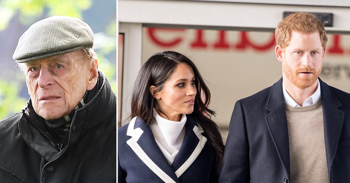 prince philip felt prince harry meghan markle preoccupied with own problems pal reveals