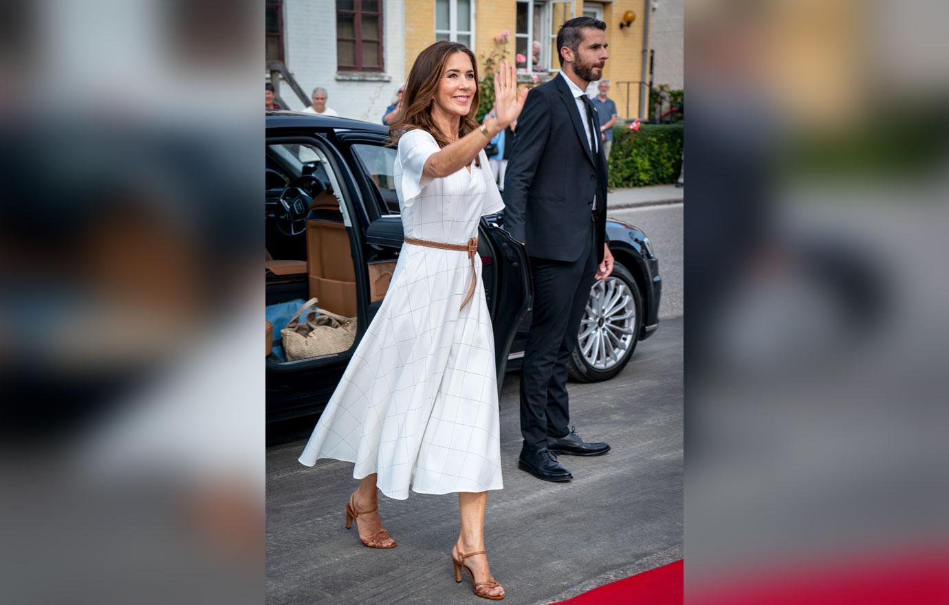 crown princess mary of denmark attends the official opening of lolland international school