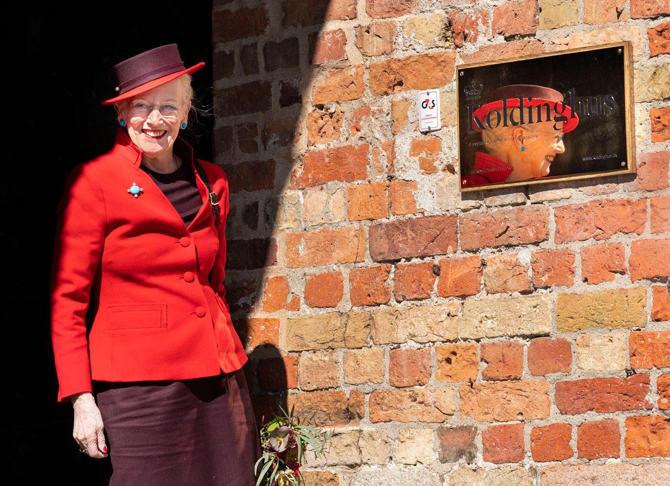 queen margrethe of denmark and princess benedikte of denmark are present at the opening of the exhibition