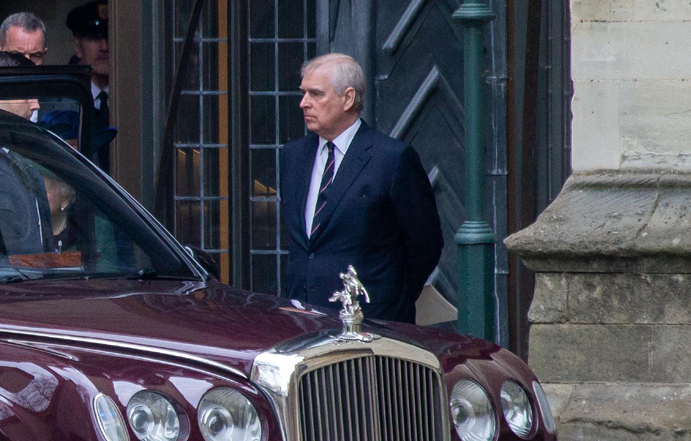 prince andrew accompany queen derby jubilee