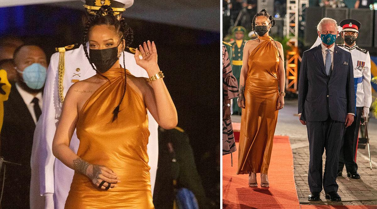 Rihanna and Prince Charles the Night Barbados Celebrates Becoming