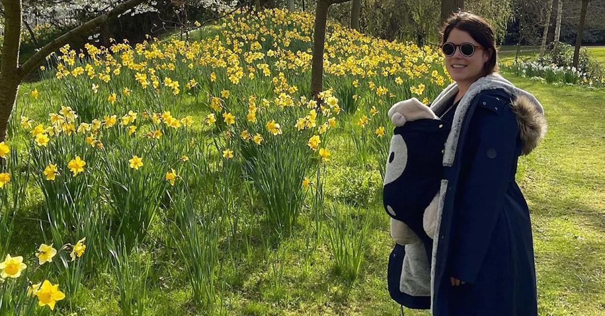 princess eugenie enjoys nature with son august