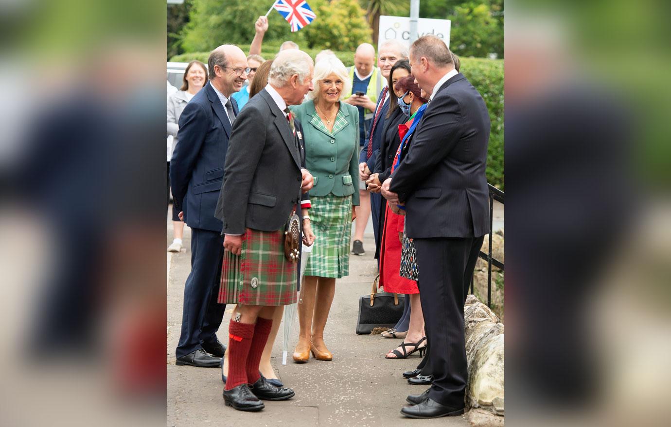 prince charles duchess camilla scotland alloway main street robert burns cottage south ayrshire womens aid