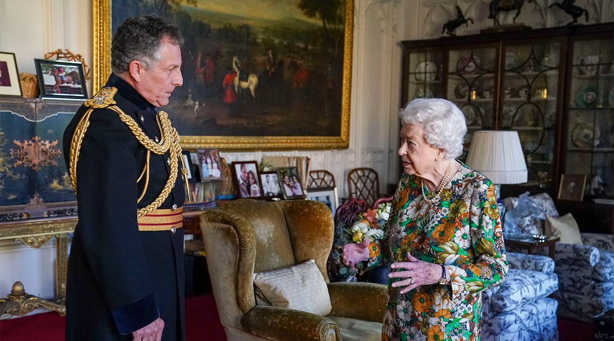 queen elizabeth ii receives general sir nick carter pp