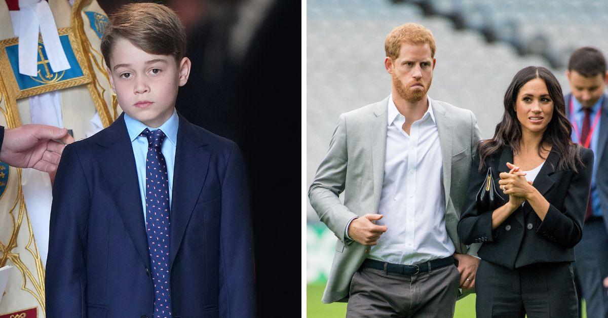 prince george prince harry and meghan markle