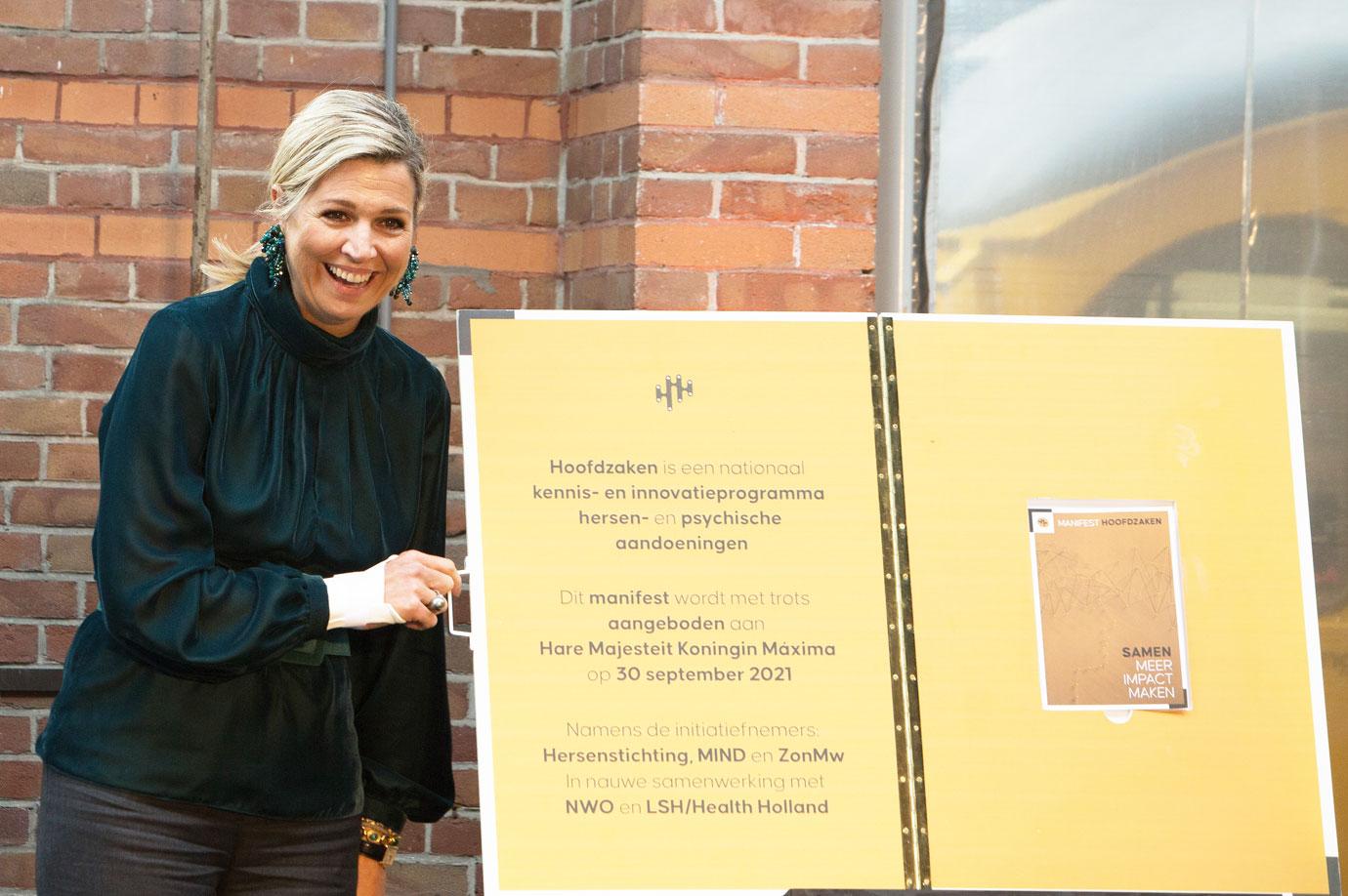 queen maxima attends launch main matters manifesto