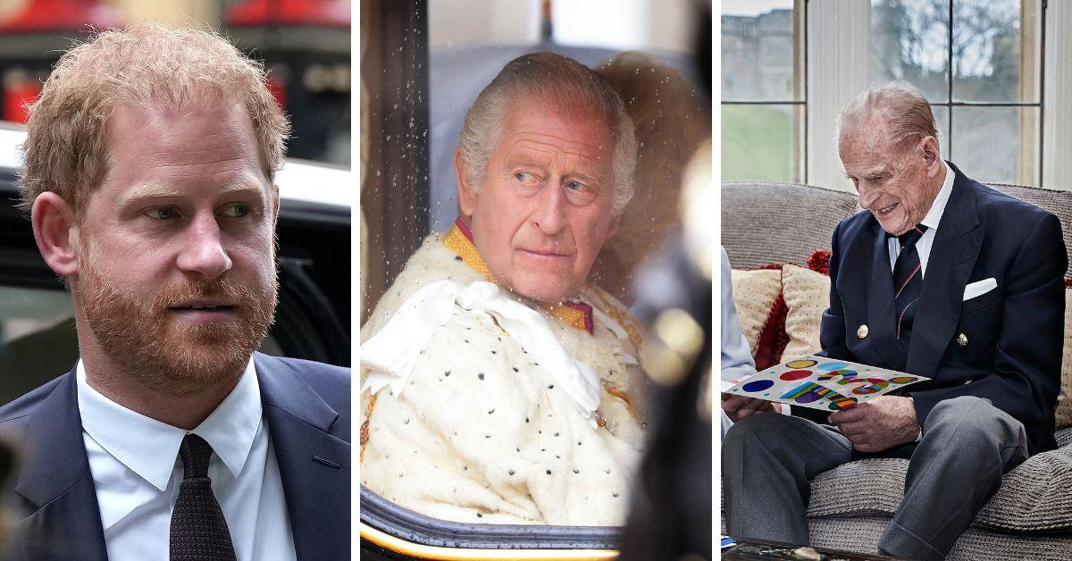 prince harry king charles iii and prince philip