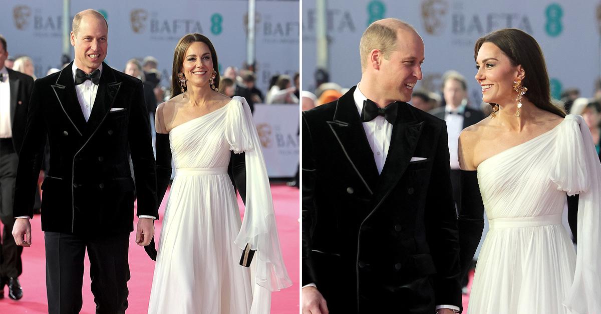 the prince and princess of wales attend the bafta film awards pp