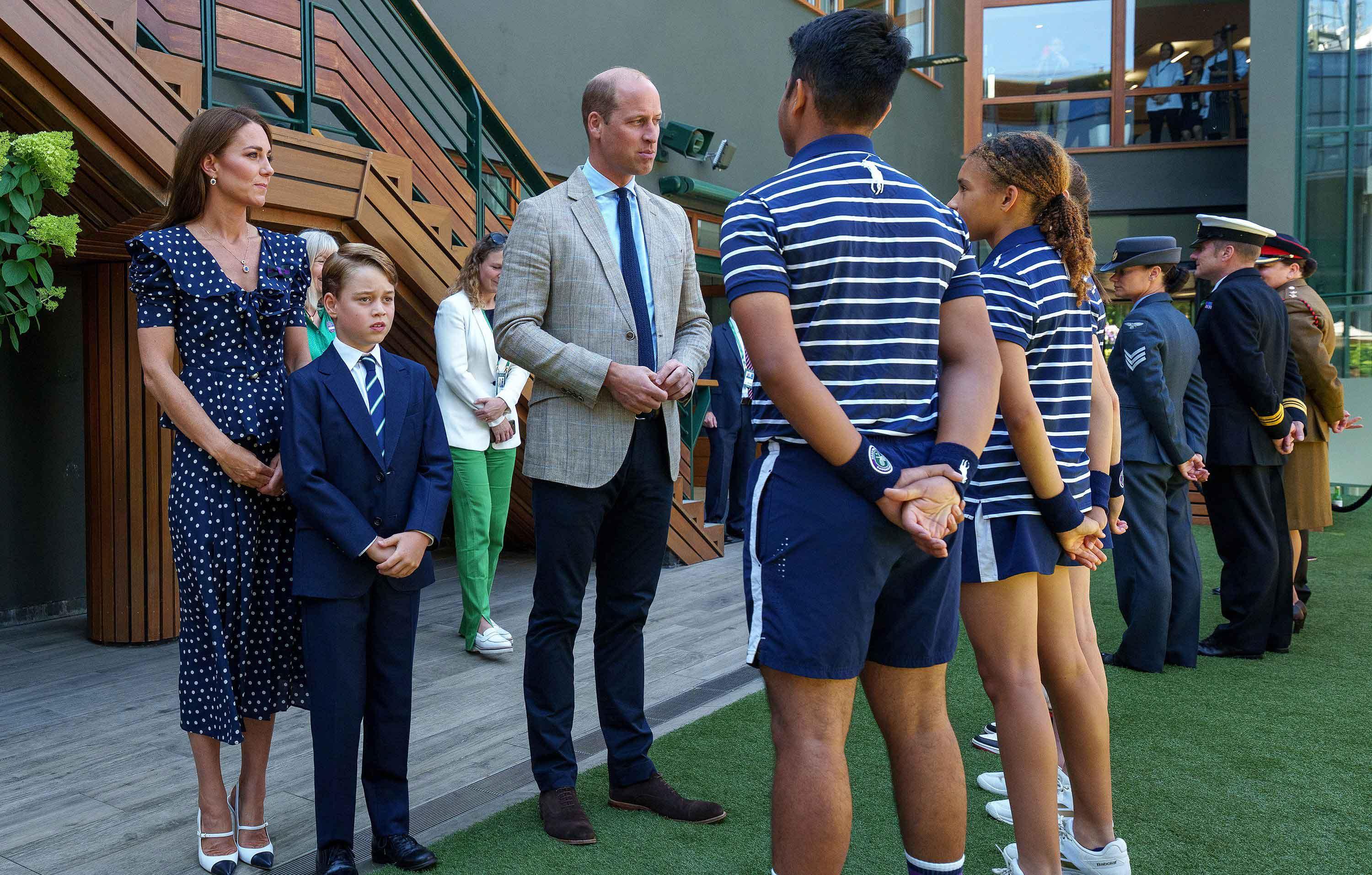 george kate wills at wimbledon