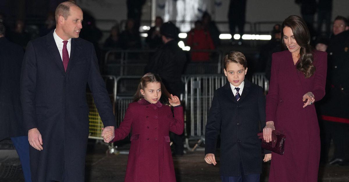 prince william and kate middleton with children