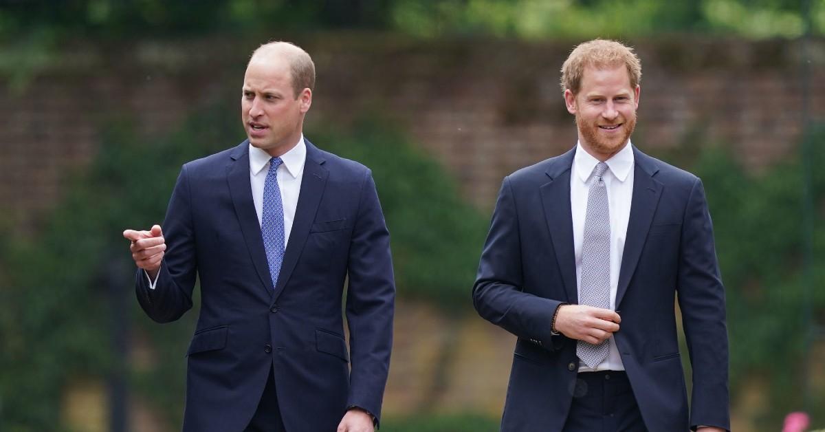 prince harry william never friends