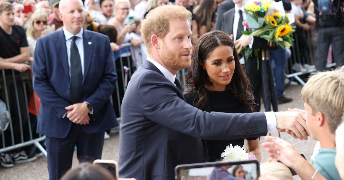 prince harry and meghan markle queen elizabeth floral tributes