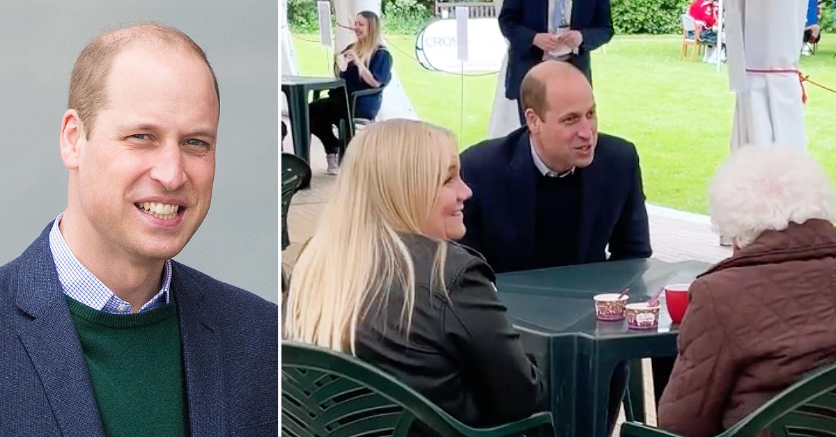 prince william flirts  year old woman queens bay lodge care home edinburgh