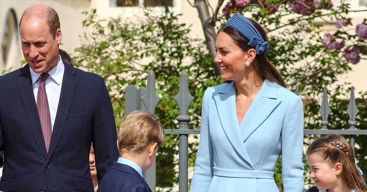 prince william kate easter service