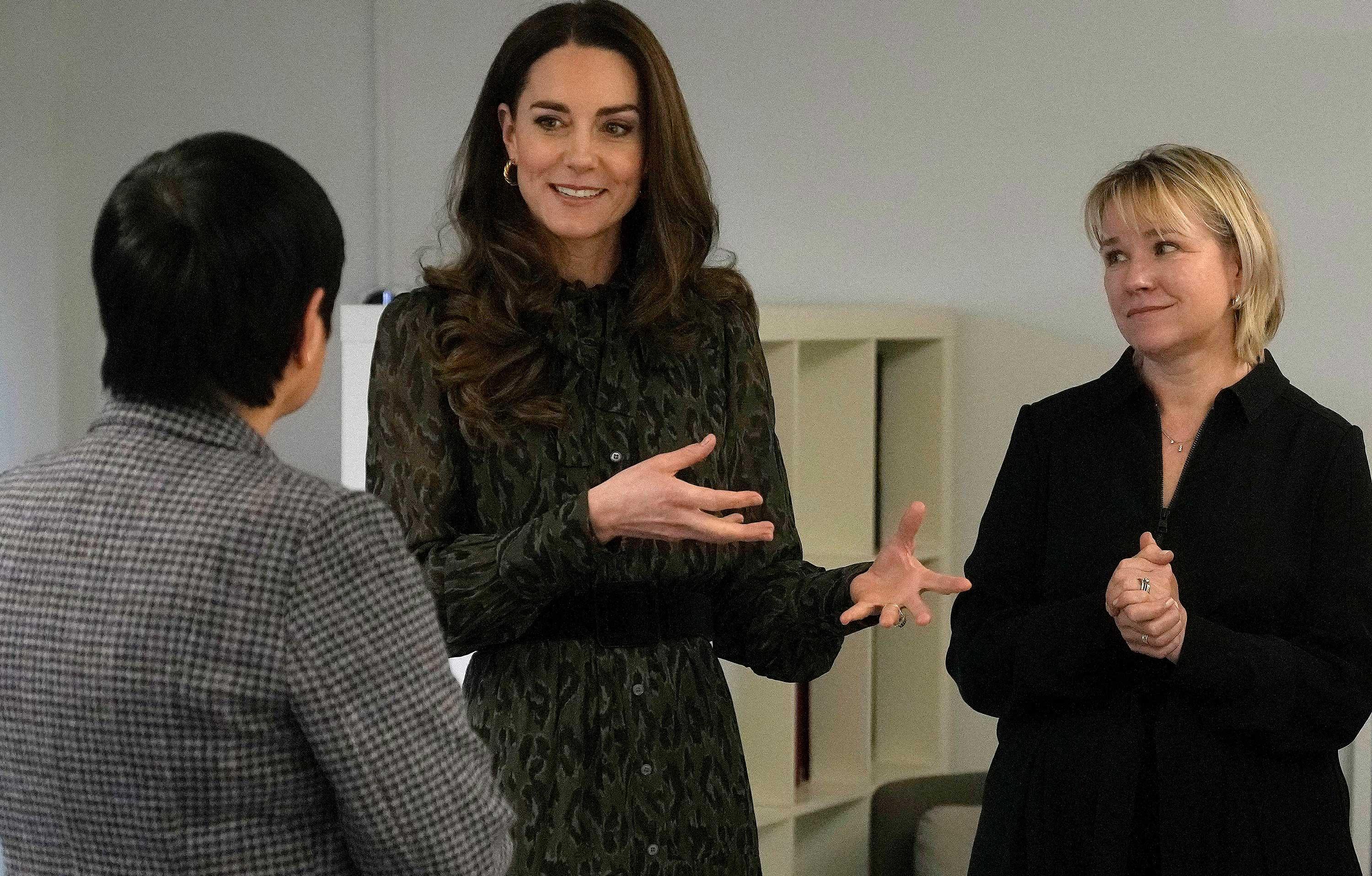 the duchess of cambridge visits shout