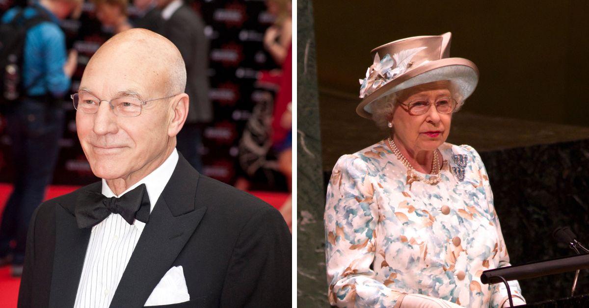 patrick stewart and queen elizabeth ii