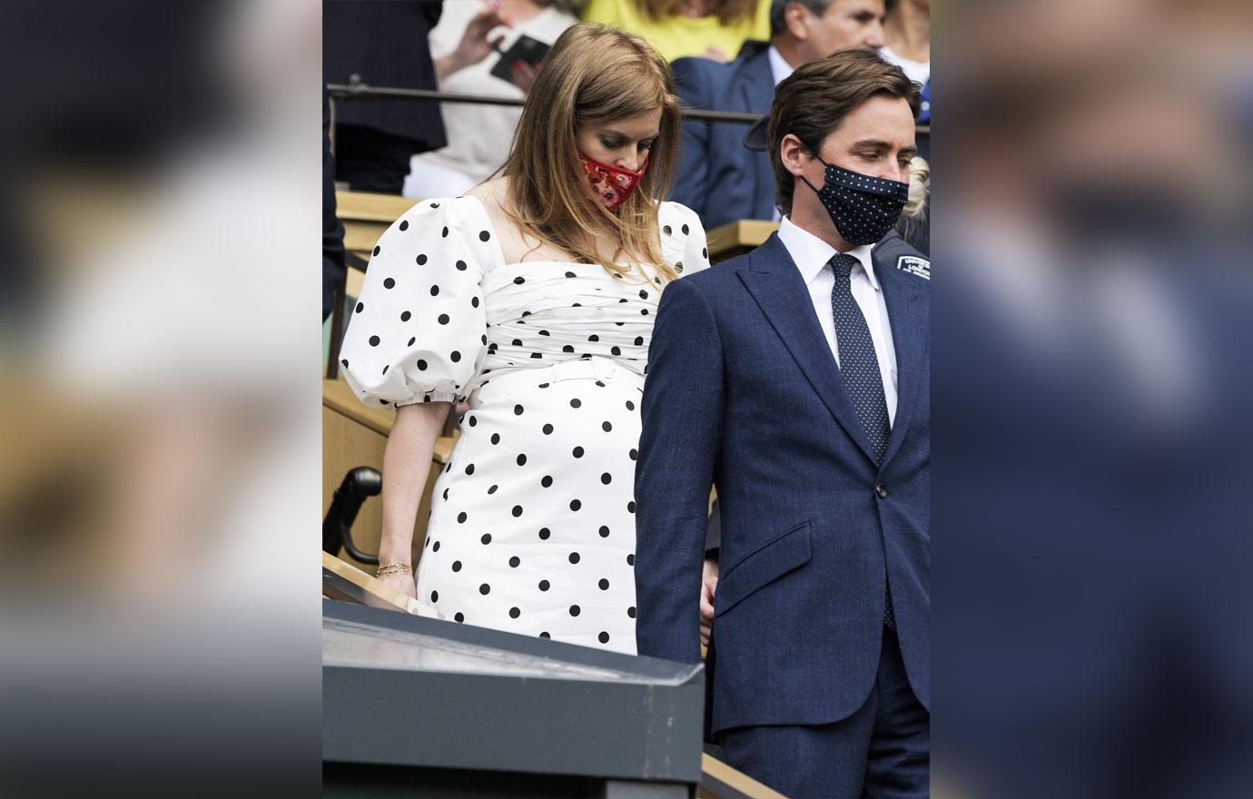 pregnant wimbeldon princess beatrice and husband edoardo