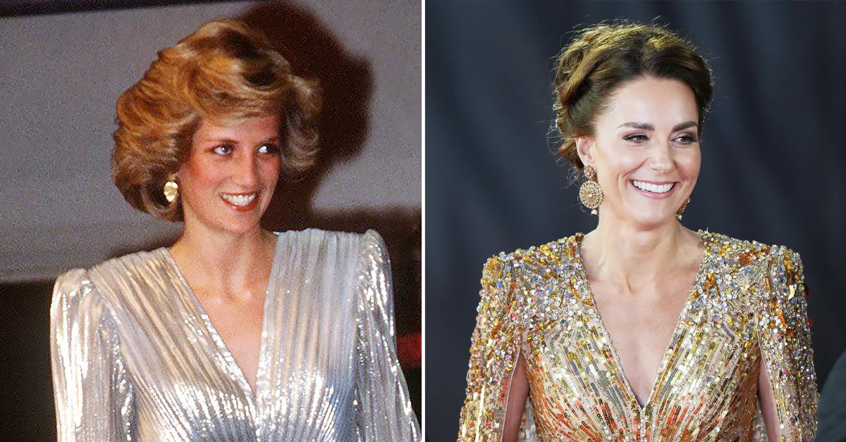 kate middleton channels princess diana at no time to die movie premiere tro