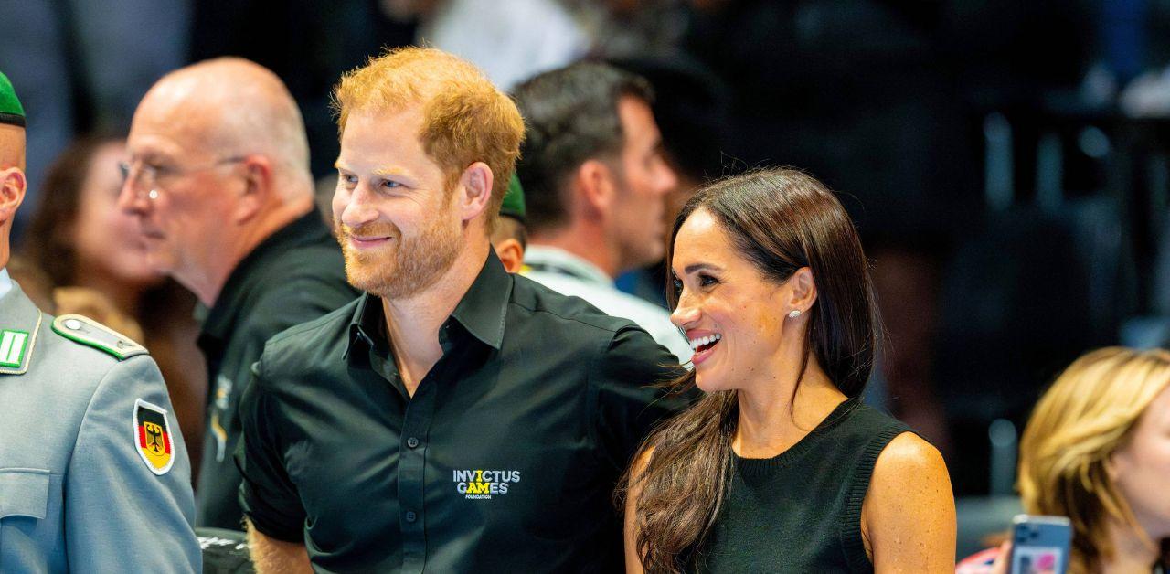 prince harry meghan markle spotted misha nonoo wedding