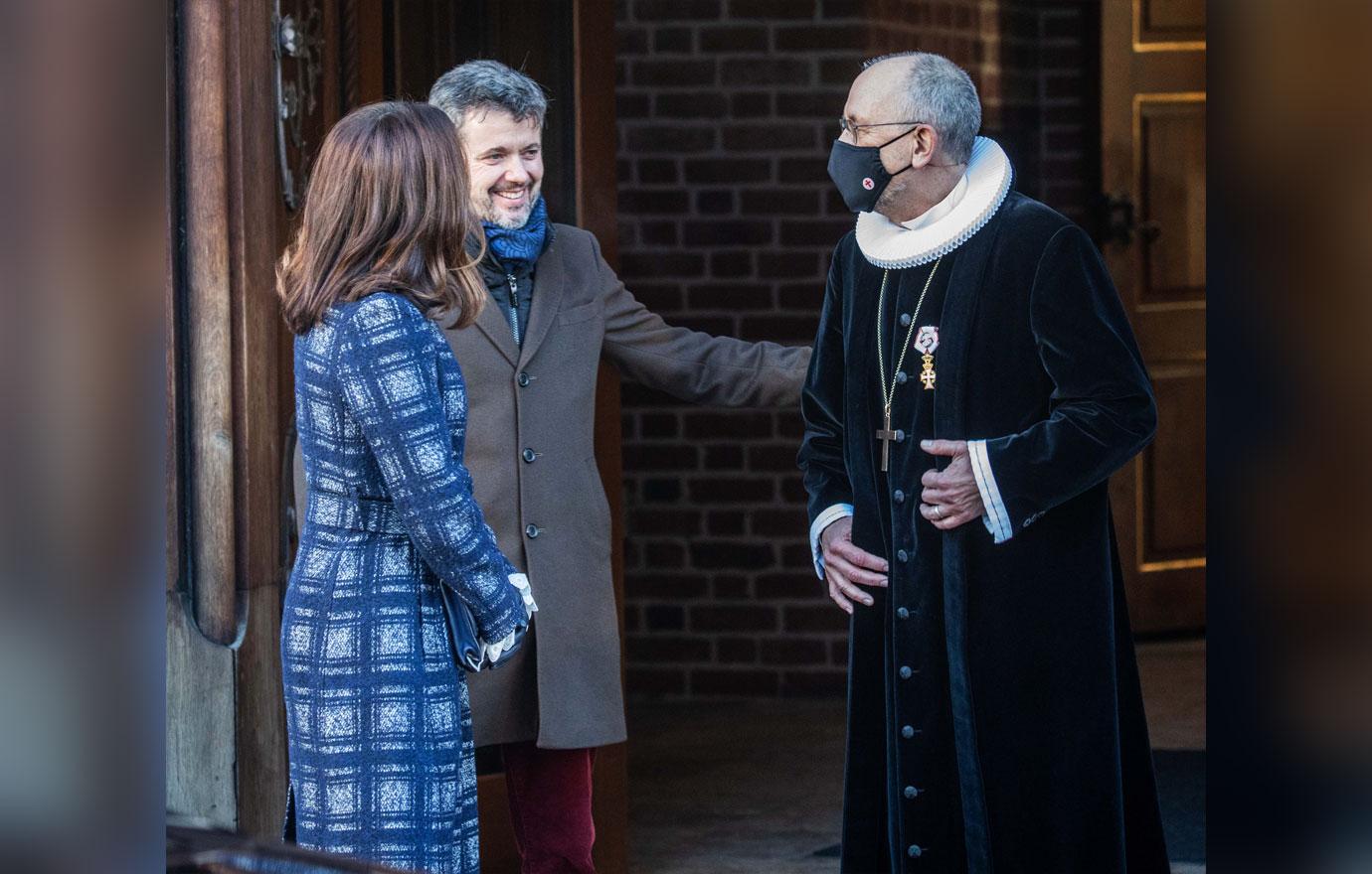 the danish royal family attend christmas eve and christmas day church