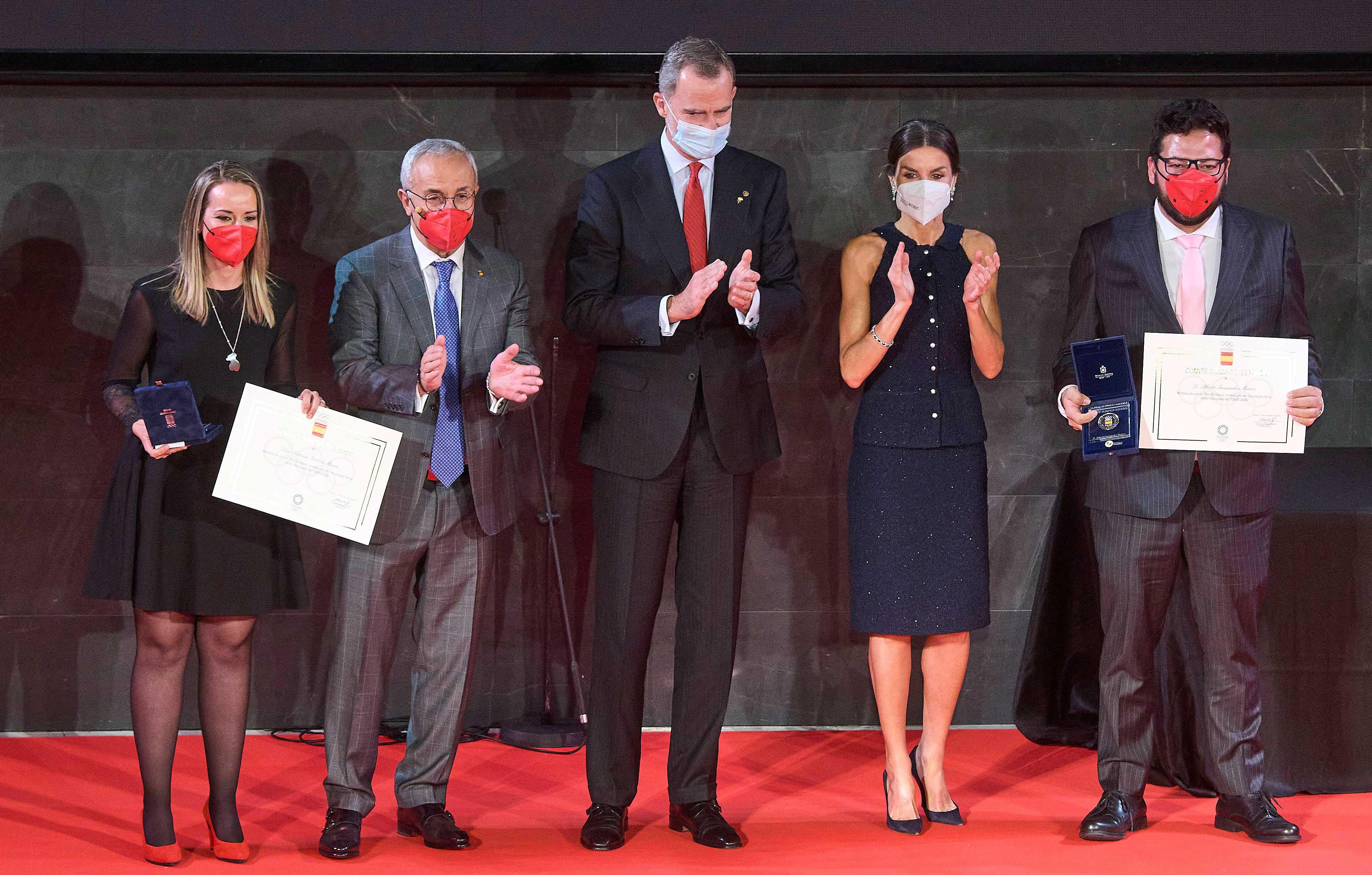 queen letizia and king felipe vi attend annual gala spanish olympic committee