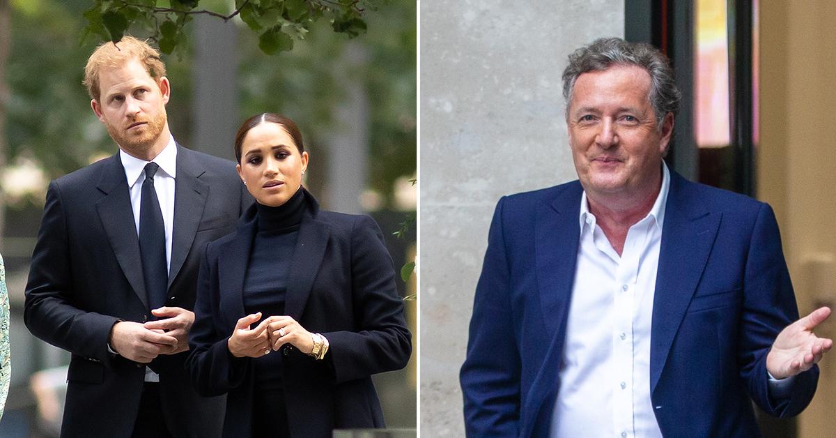 piers morgan claims prince harry meghan markle making money