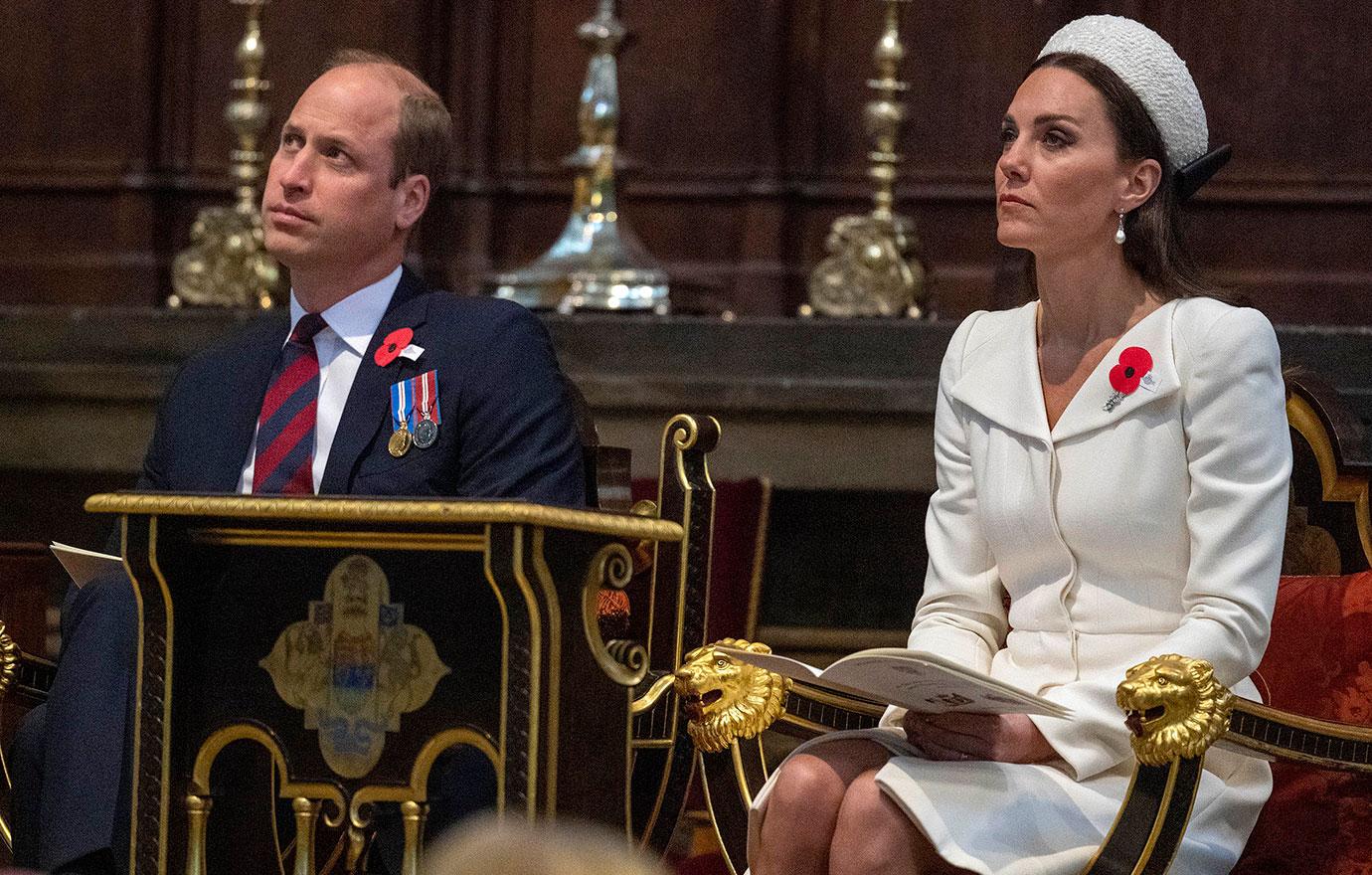 the duke and duchess of cambridge attend an anzac day commemoration