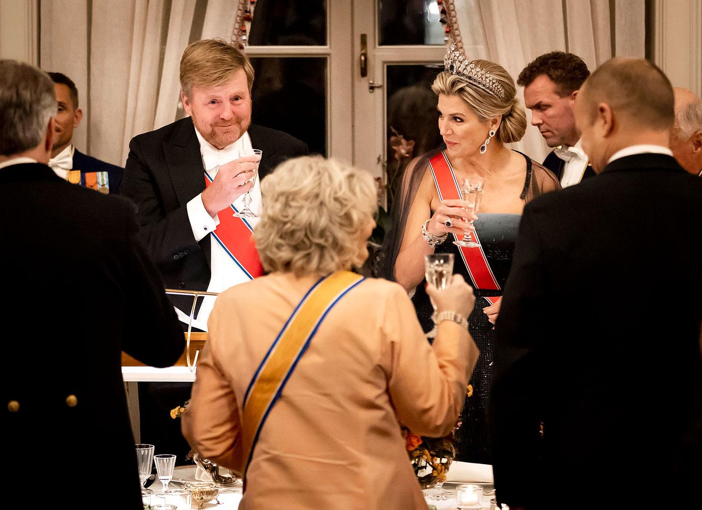 dutch royals queen maxima norway state visit banquet