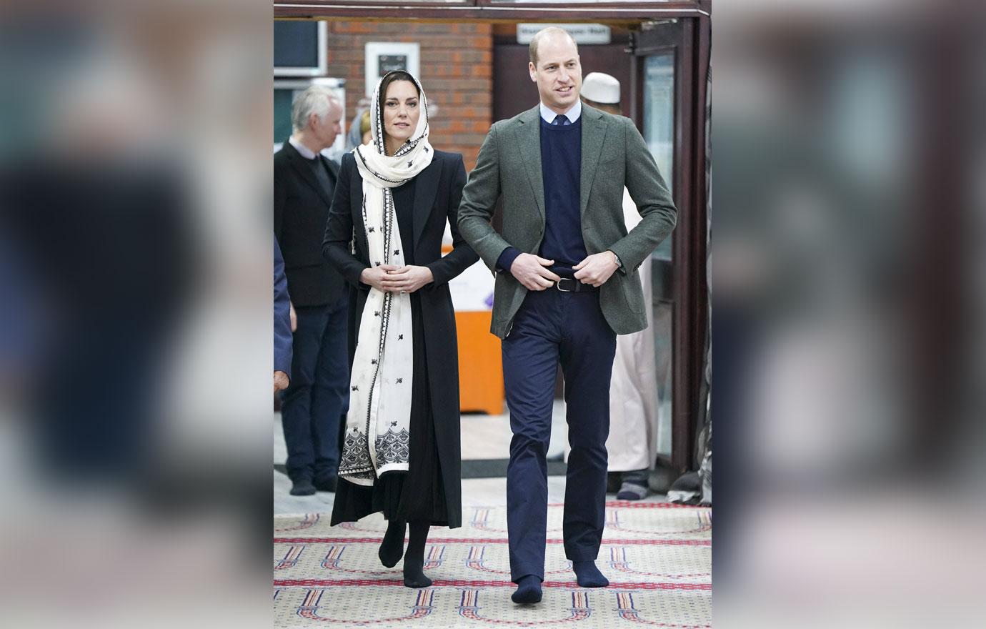 princess of wales kate and prince of wales william at hayes muslim center