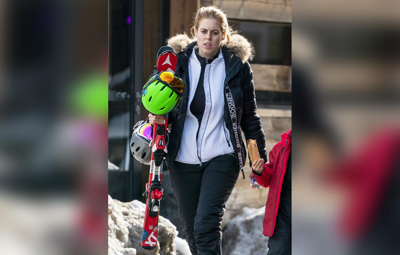 princess beatrice husband edoardo mapelli mozzi in verbier on skiing holiday