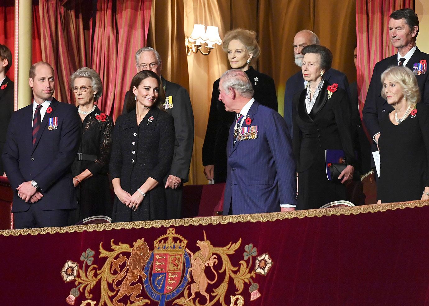 duchess kate prince william prince charles duchess camilla royal british legion festival of remembrance