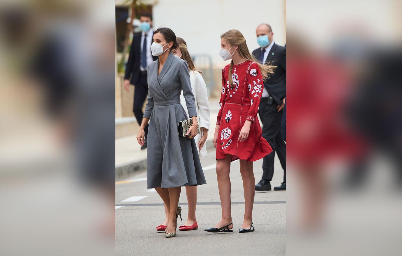 spanish royal family attend the launching ceremony of submarine