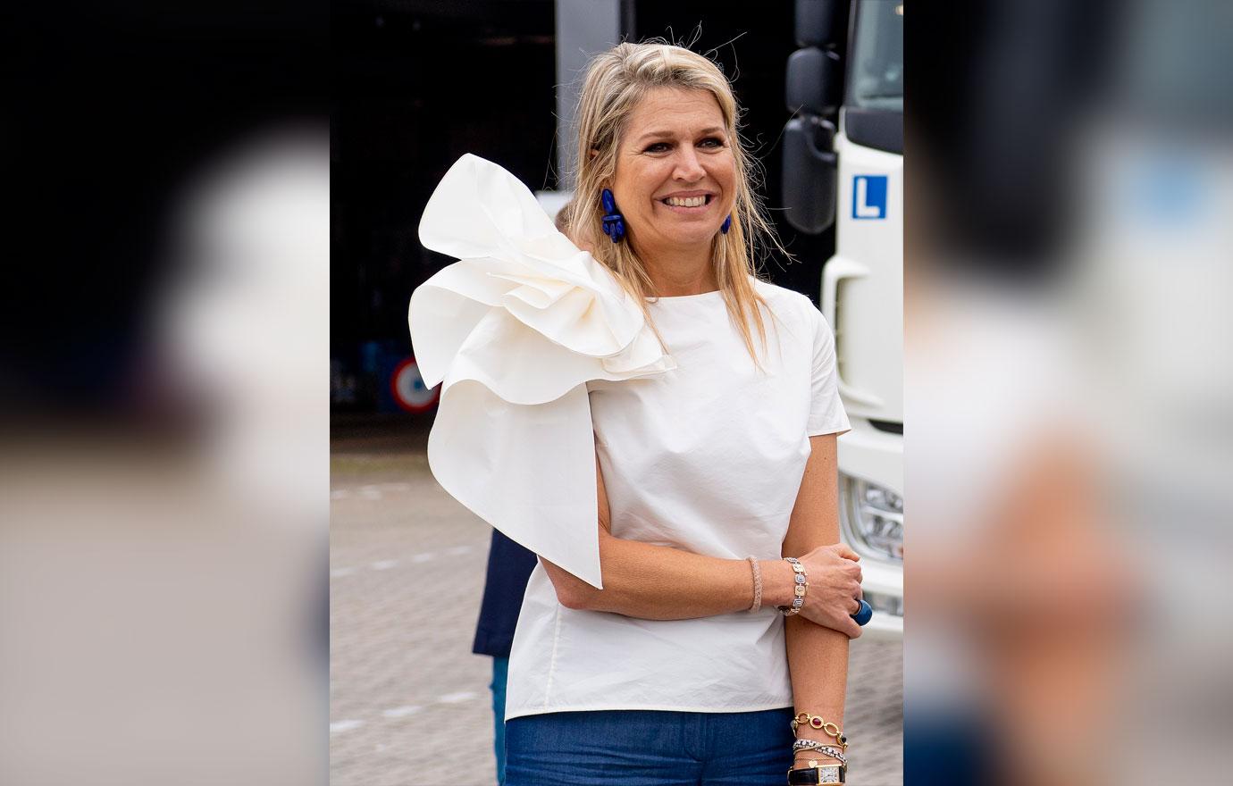 queen maxima of netherlands during working visit