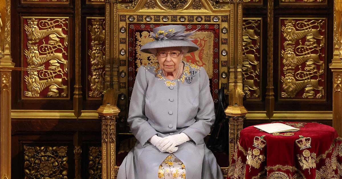 no second throne next to queen elizabeth at opening of parliament