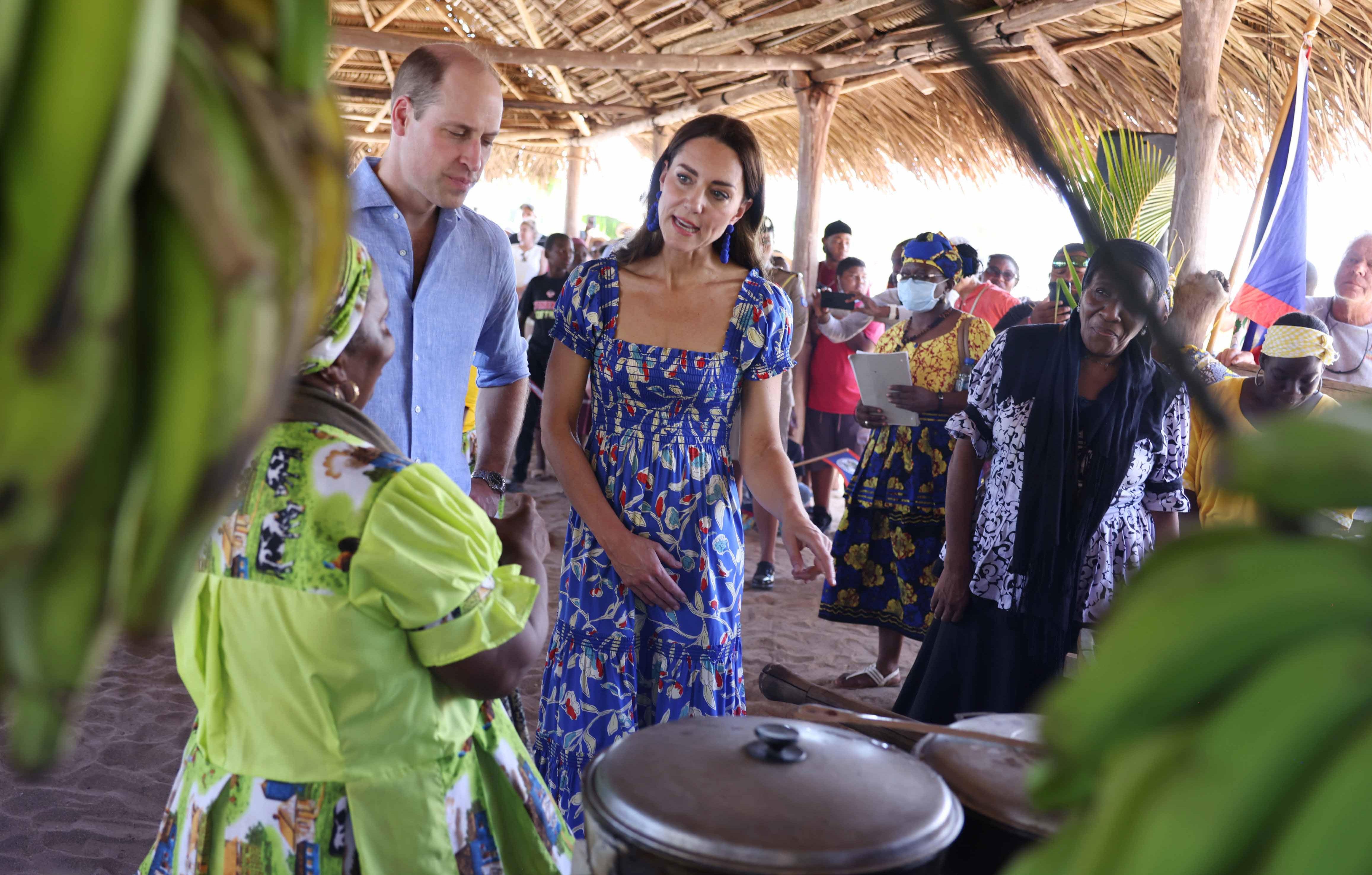 kate middleton and prince william in caribbean