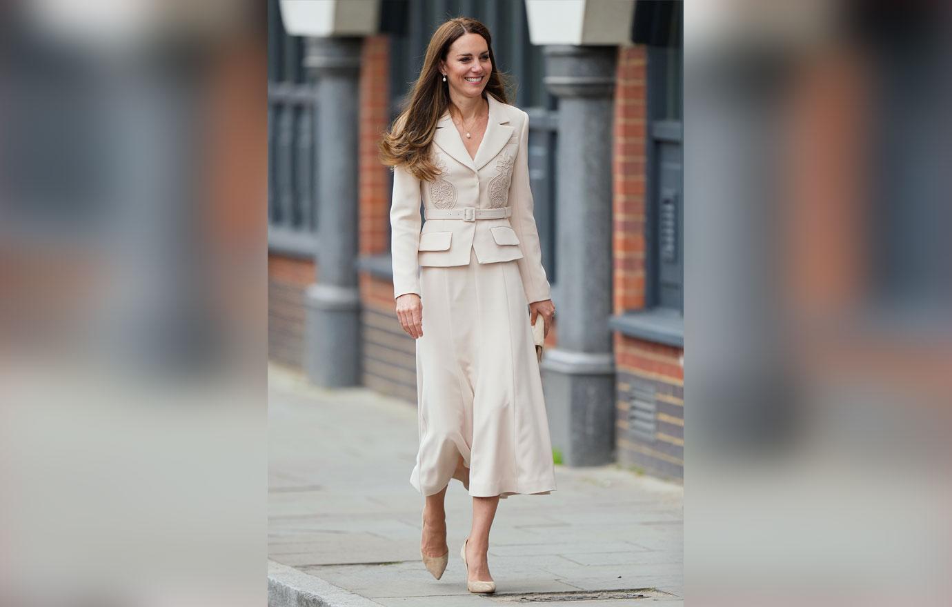 princess anne and the duchess of cambridge visit the royal college of midwives and the royal college of obstetricians